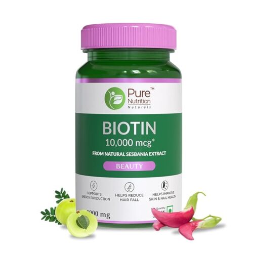 Pure Nutrition Biotin Plus , 800mg – 60 Tablets