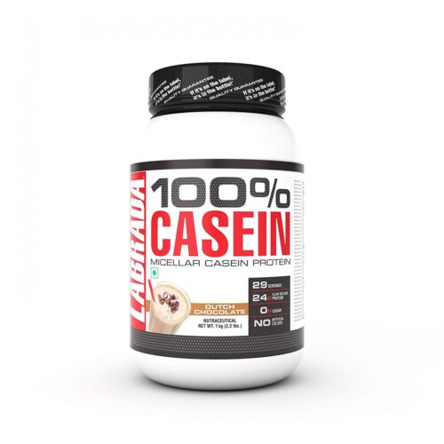 Labrada 100% CASEIN Micellar Casein Protein- 2.2 lbs (1kg) (Dutch Chocolate)