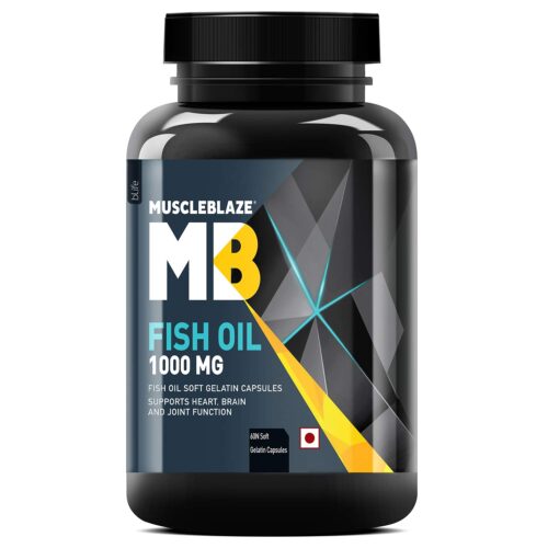 MuscleBlaze Fish Oil (1000 mg), 90 softgels