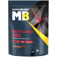 MuscleBlaze Mass Gainer XXL Chocolate 1 Kg