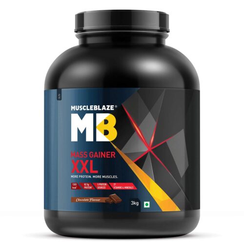 MuscleBlaze Mass Gainer XXL (Chocolate, 3 Kg / 6.6 lb)