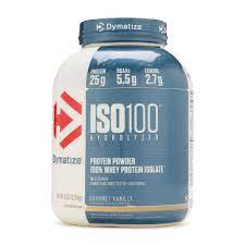 Dymatize Nutrition ISO 100 Whey Protein Isolate Powder – 2.3kg (Gouremt Vanilla)