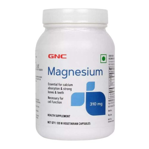 GNC Magnesium 310 mg - 120 Vegetarian Capsules